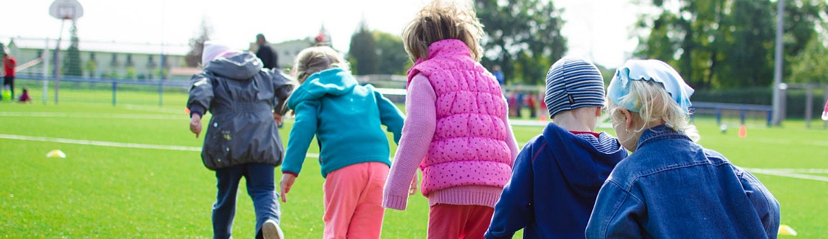 Children playing in a park